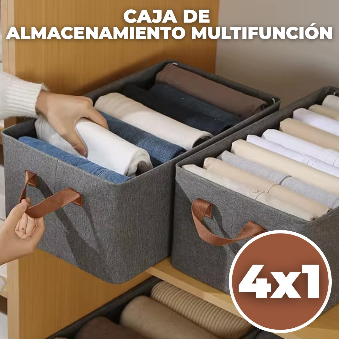 4X1 CAJA ORGANIZADORA AMPLIA Y RESISTENTE