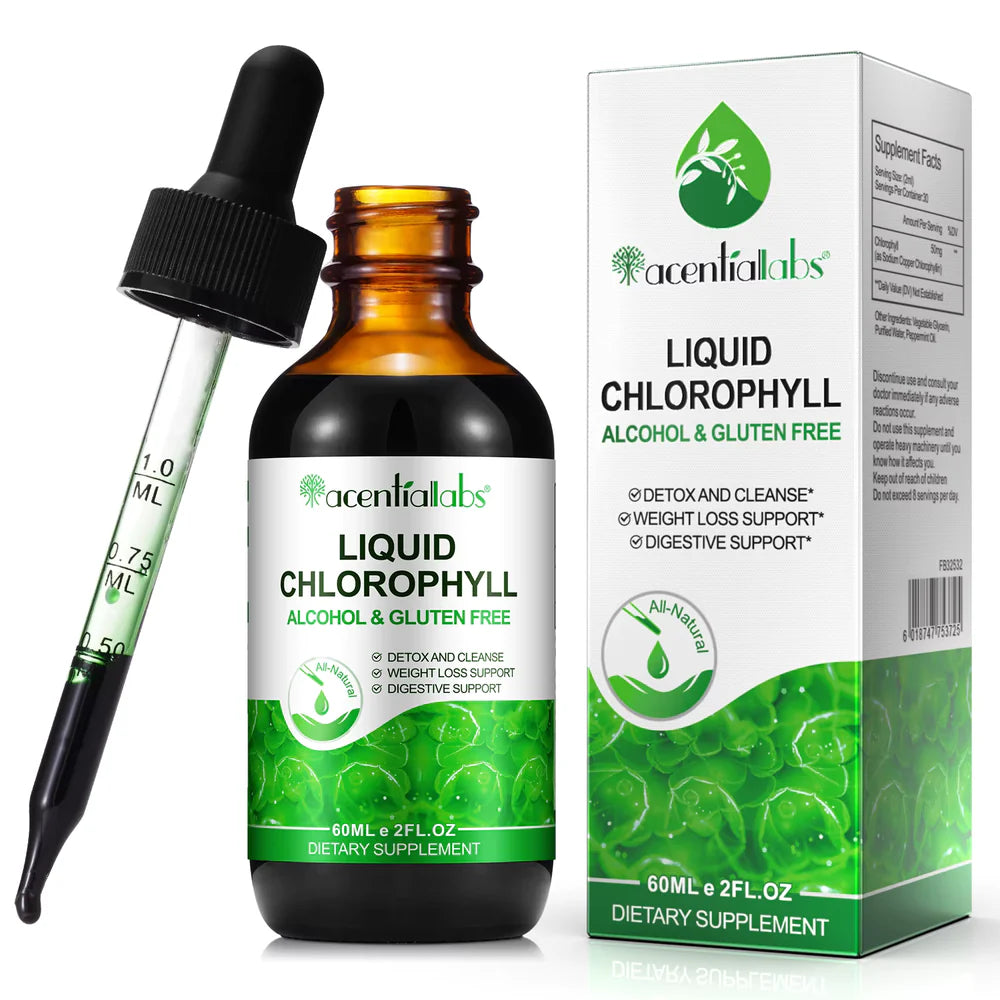 Gotero de Clorofila Natural - El Desintoxicante y Energizante Más Completo