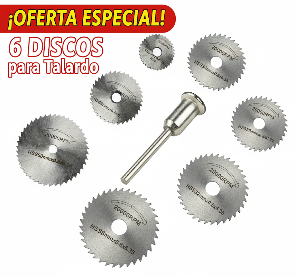 Adaptador de Disco + 6 Discos por el Precio de 2 🎁