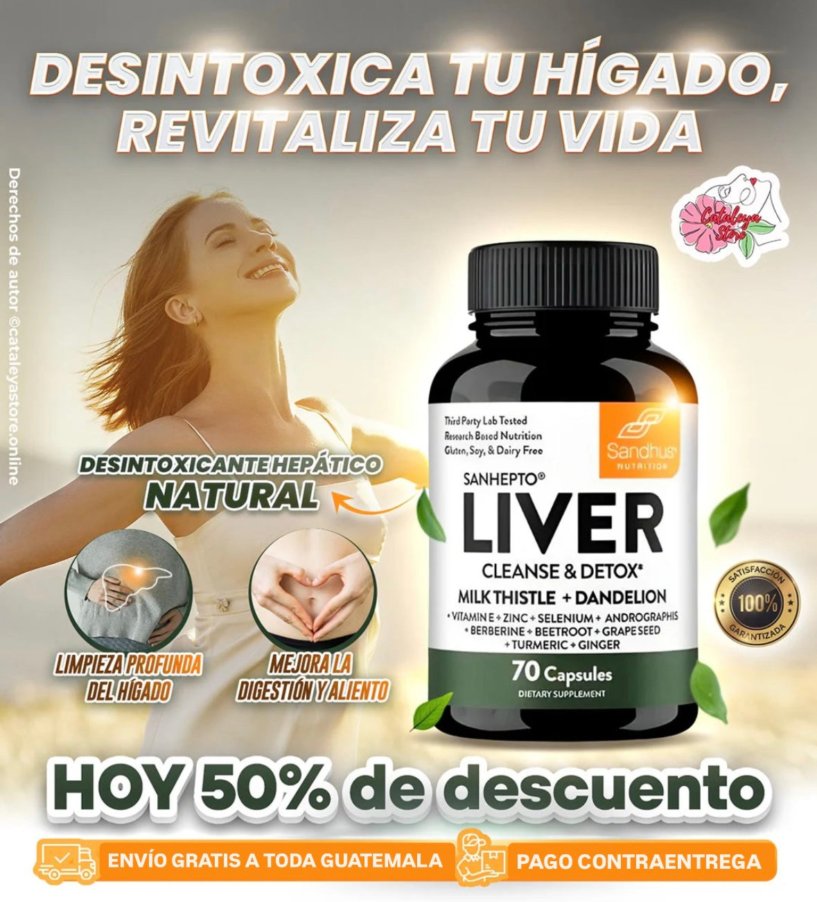 LIVER CLEANSE DETOX + ENVÍO GRATIS Y REGALO 🎁