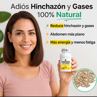 Candida Cleanse® – Controla Antojos, Desinflama Abdomen y Combate Cansancio