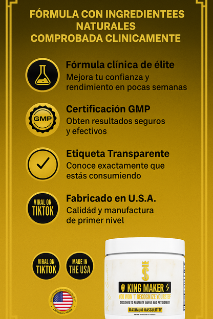 👑 KING MAKER – Activa tu Potencial Masculino 🔥