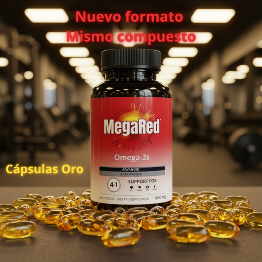MegaRed Omega 3 (EPA + DHA) 1000 mg. 60 Caps.