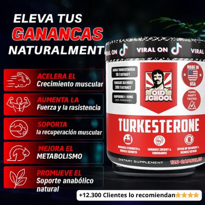 Turkesterone Tongkat Ali IMPORTADO Original – Rendimiento Real🧔‍♂️💪